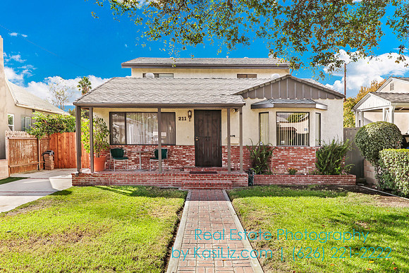 Real Estate Photography | 211 N Myers Street | Burbank CA | by Kasi Liz Hyrapett | Photographer